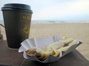 Crêperie am Meer
