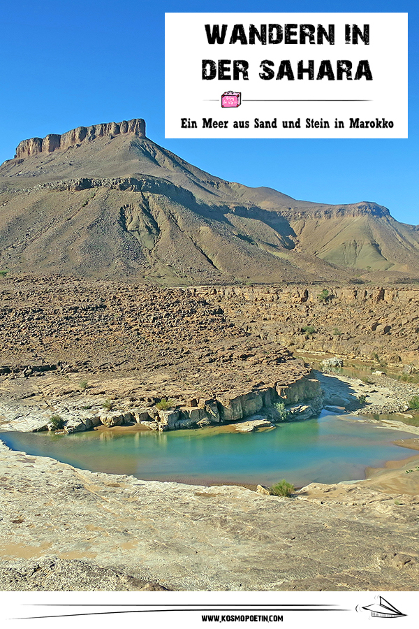 Wandern in der Sahara: Ein Meer aus Sand und Stein in Marokko