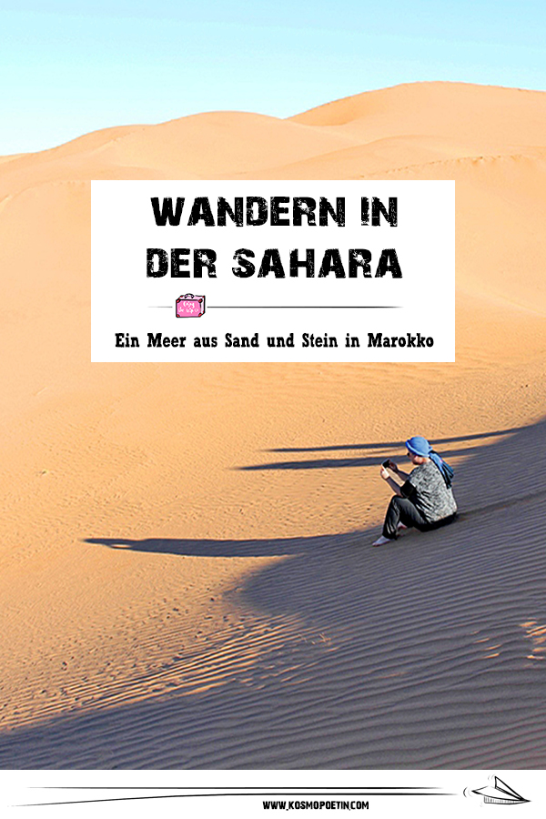 Wandern in der Sahara: Ein Meer aus Sand und Stein in Marokko