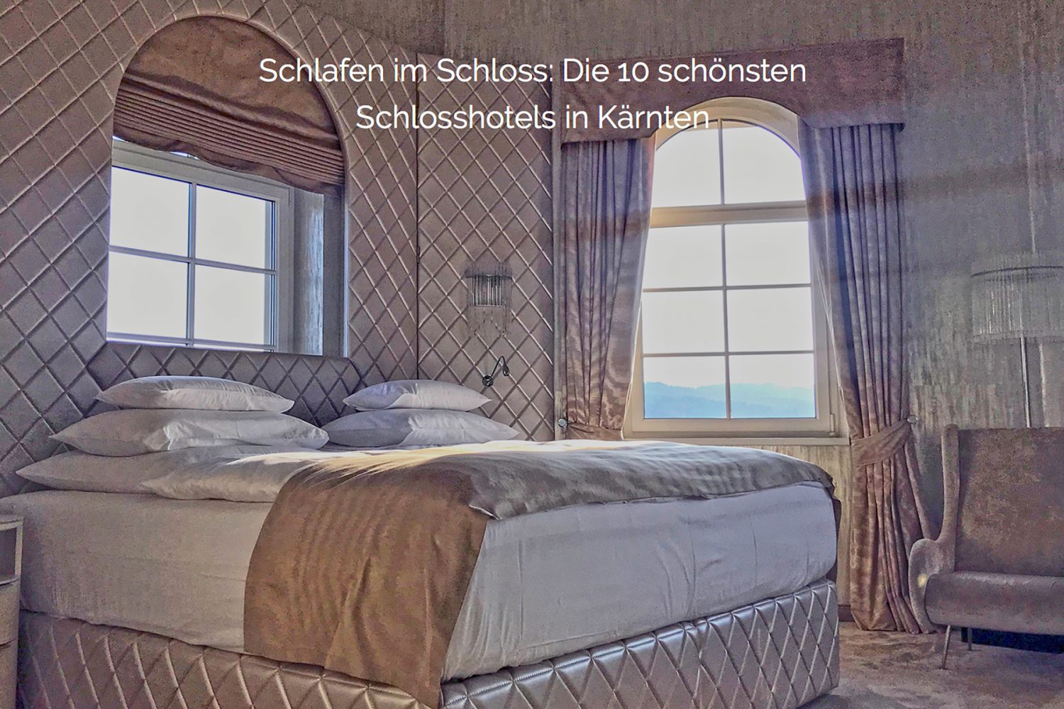 Auszeit in Kärnten: Schwimmen, schmausen und schweigen in Kärntens Schlosshotels