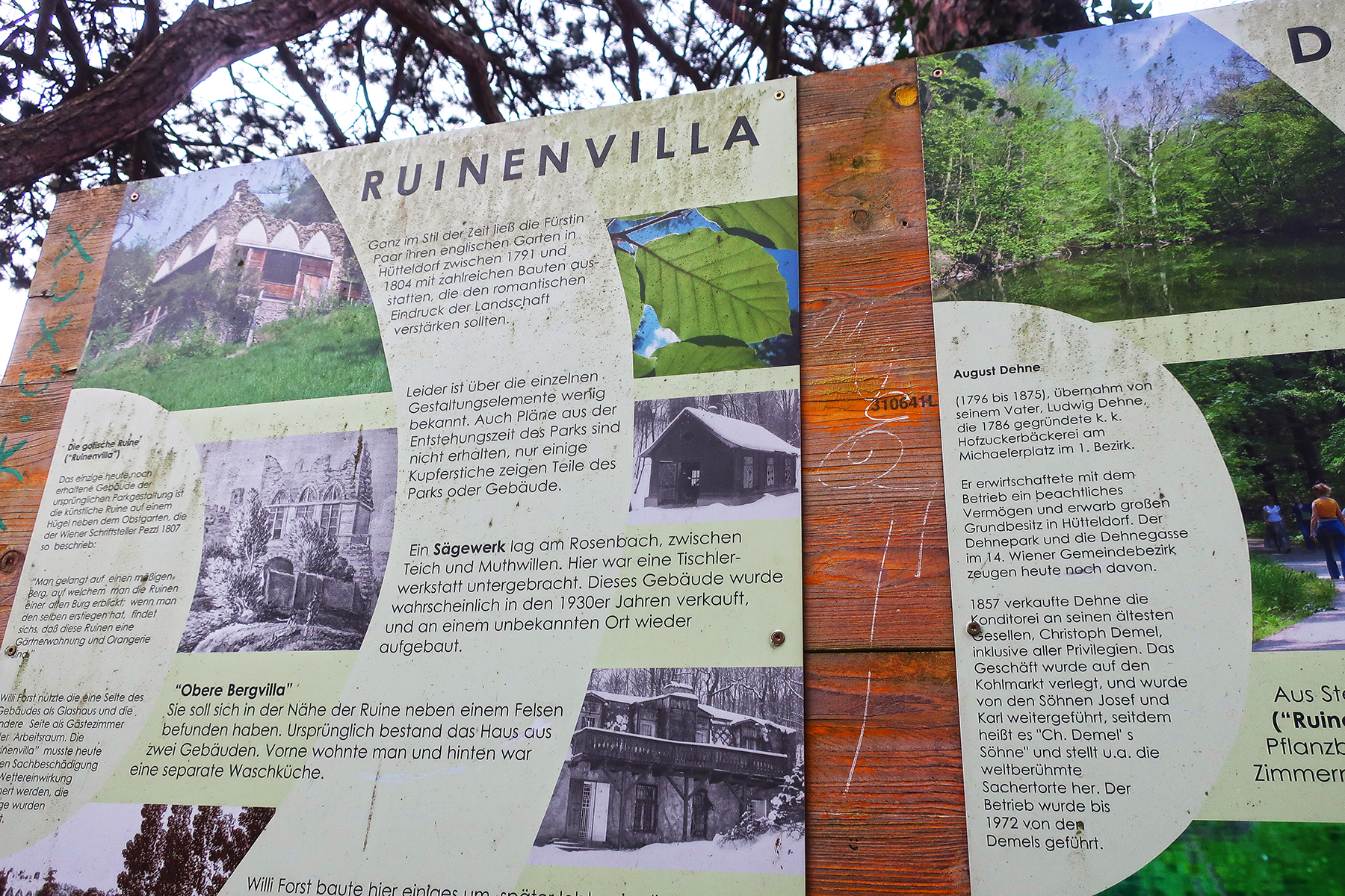 Lost Places in Wien: Die Ruinenvilla im Dehnepark in Wien