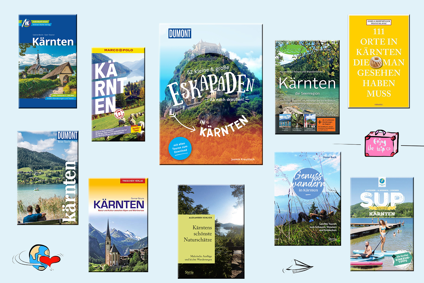 Reiseführer Kärnten: 10 neue Reiseführer für den Urlaub in Kärnten